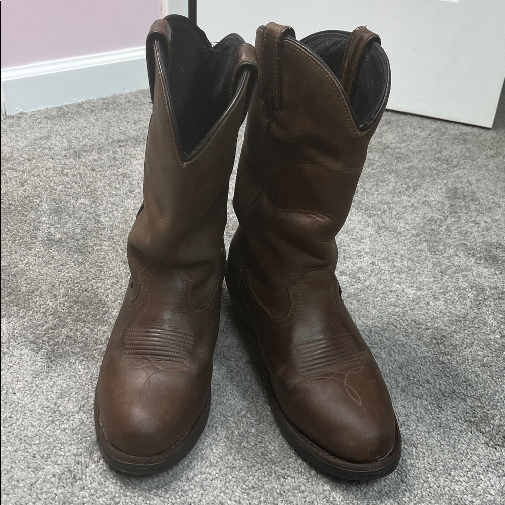 Dan Post Waterproof Albuquerque Brown Leather Boots Size 10D